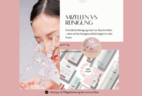 Frau bei Gesichtsreinigung